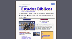 Desktop Screenshot of estudosdabiblia.net